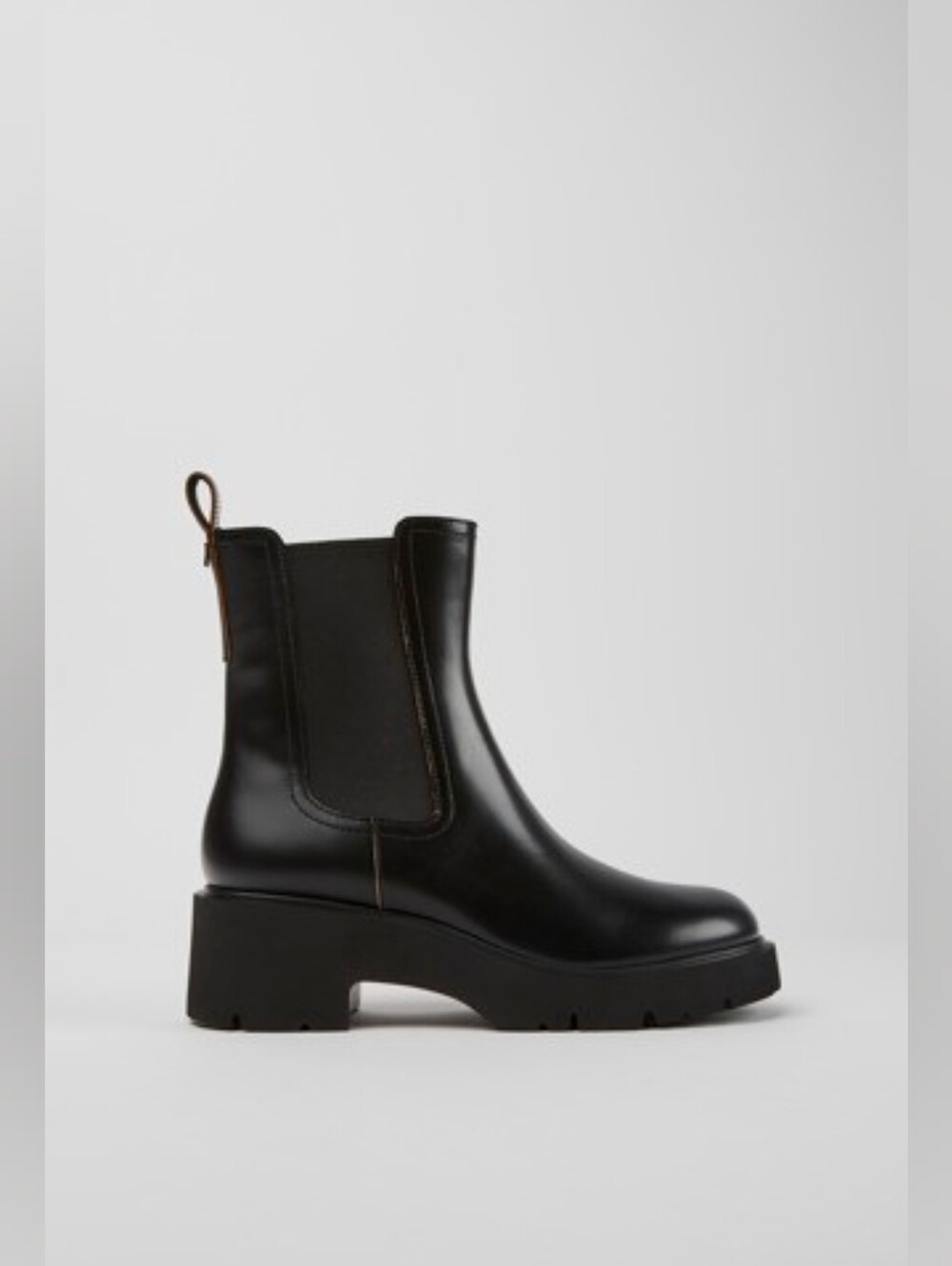 Camper Milah black platform boots 40